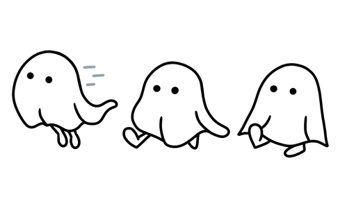 Embroidery Ghost Line Design